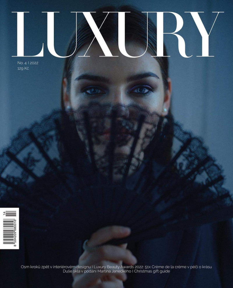 Anna Brodecka featured on the Luxury Guide cover from December 2022