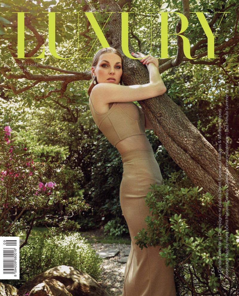 Paulina Nemcova featured on the Luxury Guide cover from June 2022