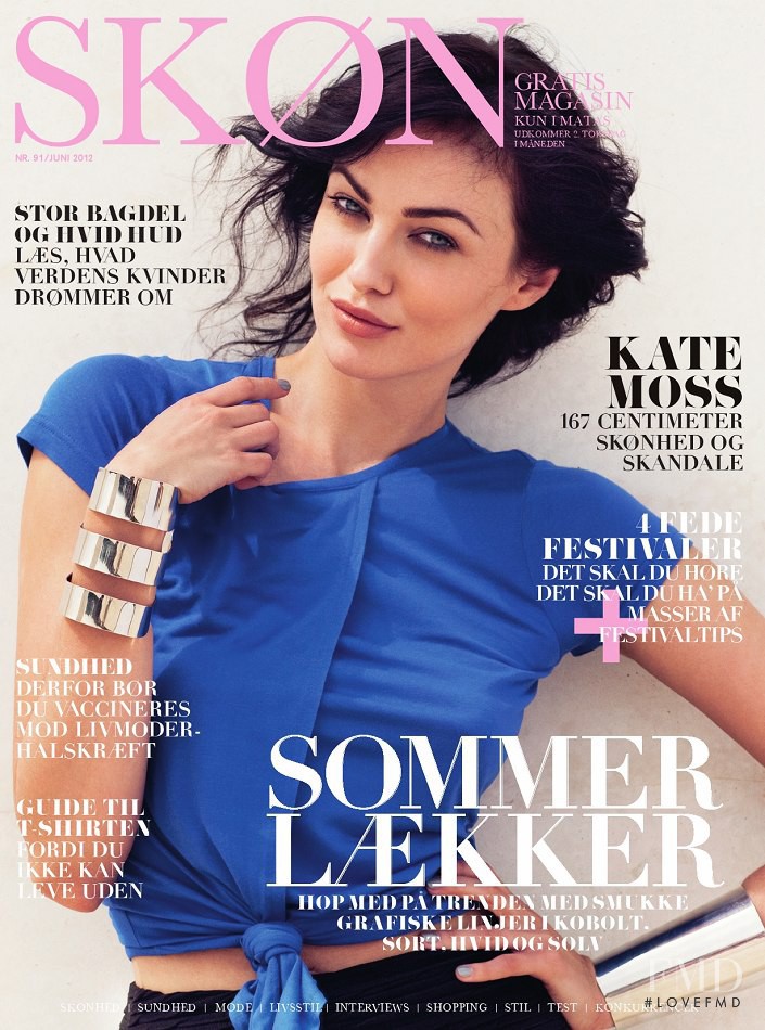 Kristina Gunther featured on the Skøn cover from June 2012