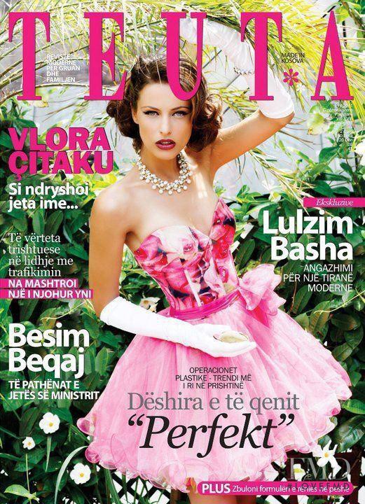 Hasna Xhukiçi featured on the Teuta cover from April 2011