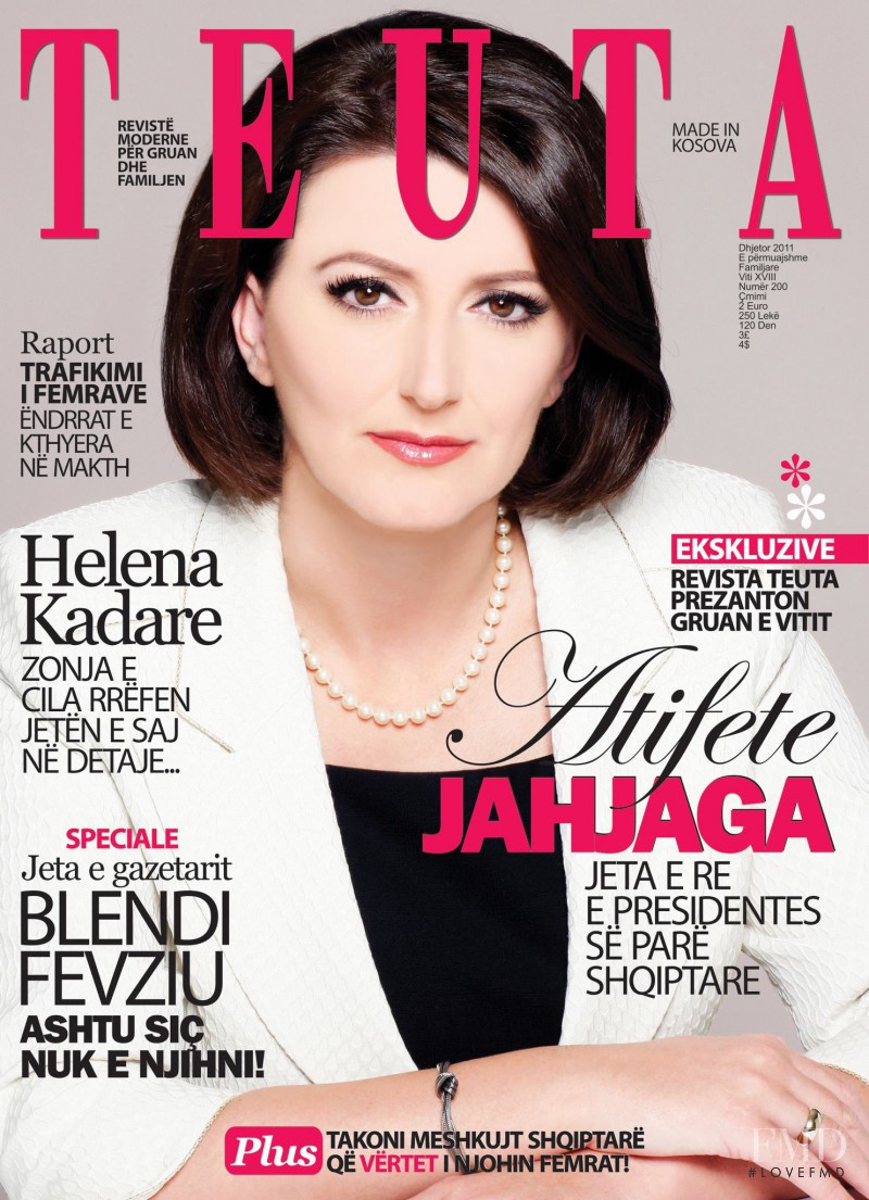 Atifete Jahjaga featured on the Teuta cover from December 2011