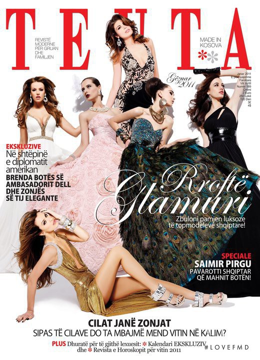Hasna Xhukiçi, Afërdita Dreshaj featured on the Teuta cover from January 2011