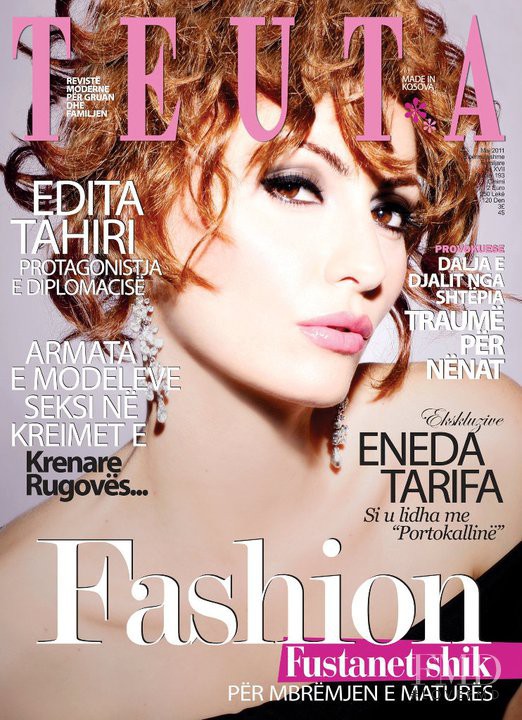 Eneda Tarifa featured on the Teuta cover from May 2011