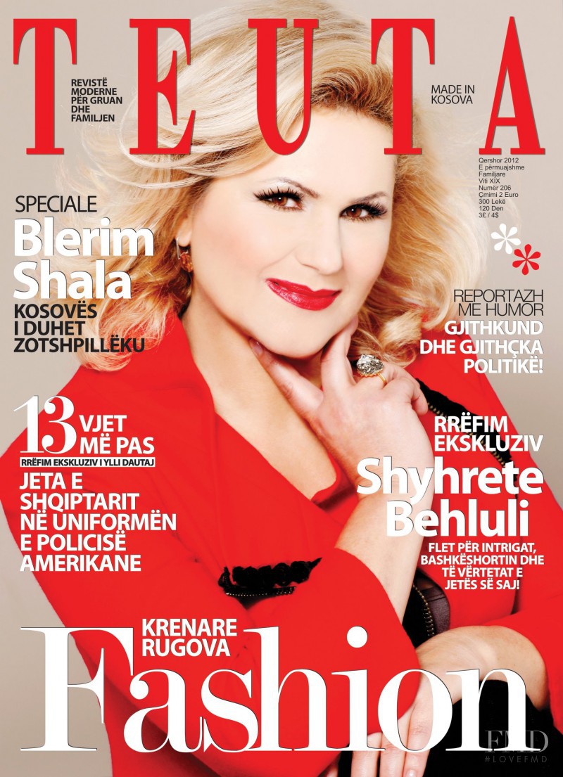 Shyhrete Behluli featured on the Teuta cover from June 2012