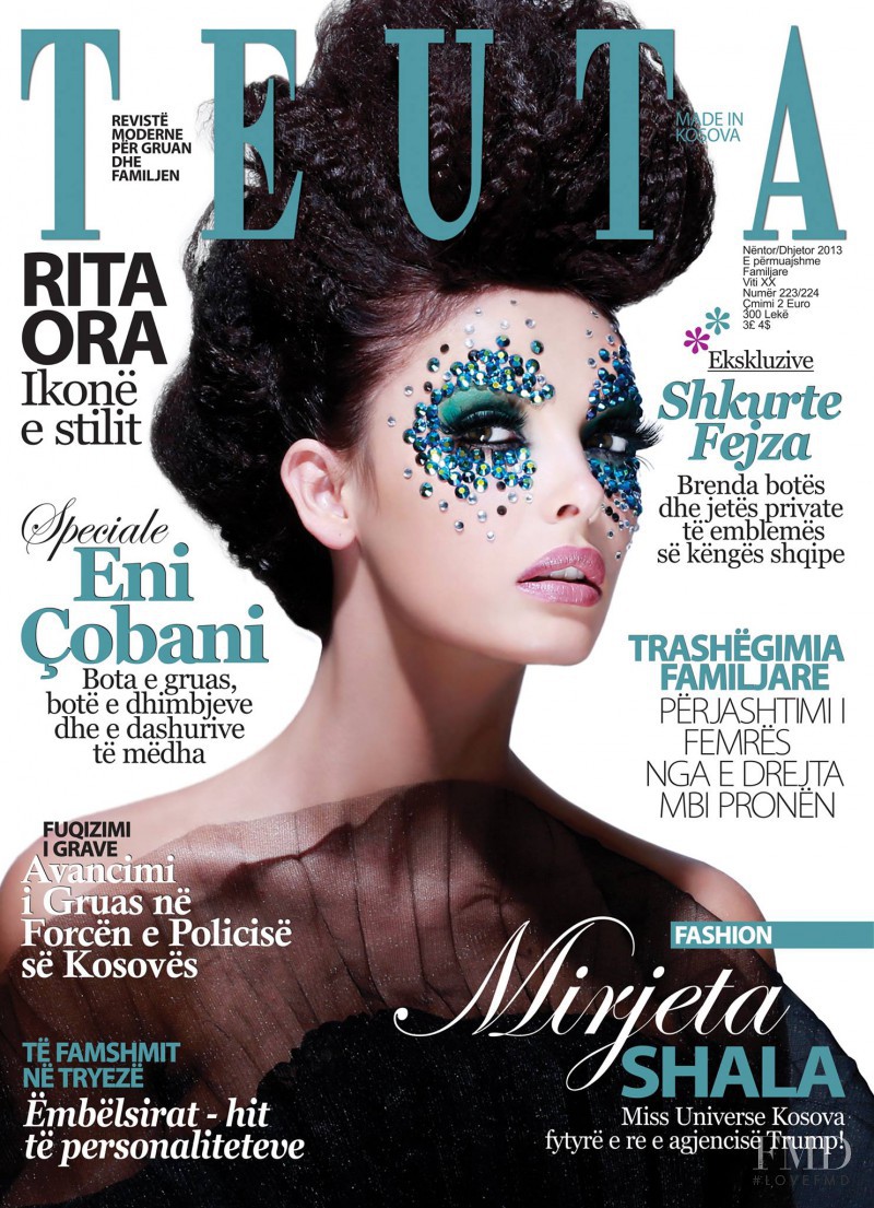 Mirjeta Shala featured on the Teuta cover from November 2013