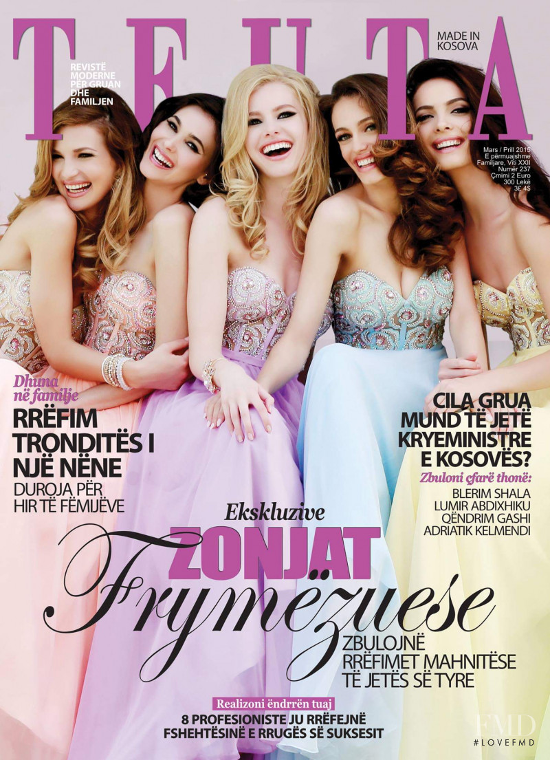 Xhesika Berberi, Mirjeta Shala featured on the Teuta cover from March 2015