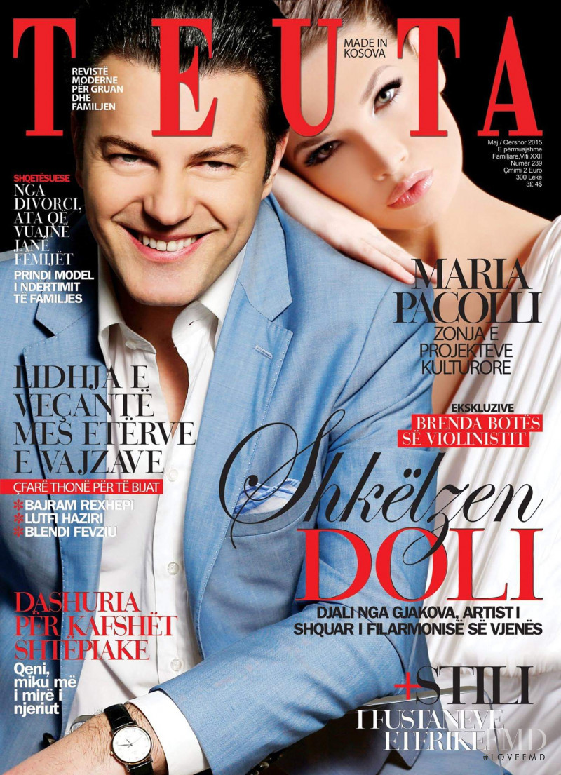 Shkelzen Doli, Xhesika Berberi featured on the Teuta cover from May 2015