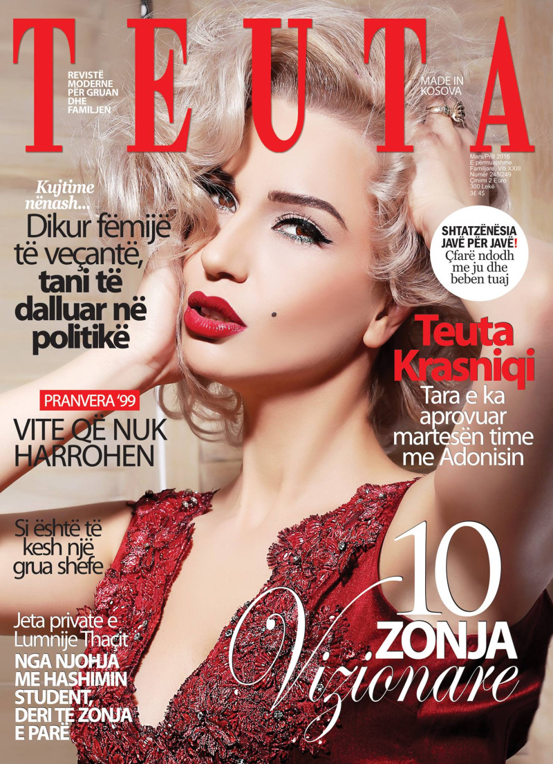 Teuta Krasniqi featured on the Teuta cover from March 2016