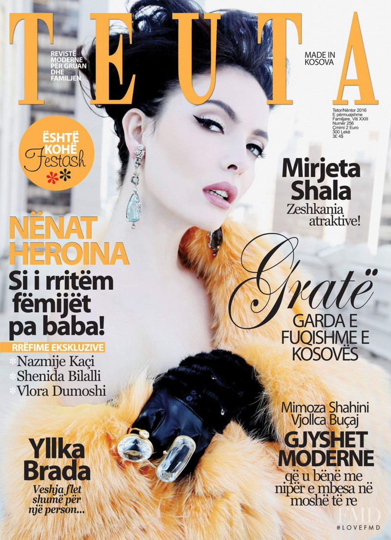 Mirjeta Shala featured on the Teuta cover from October 2016