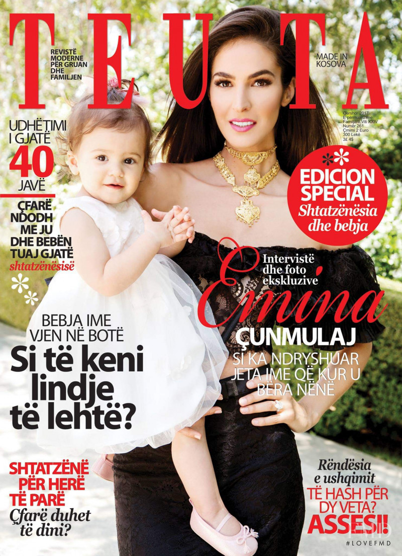 Emina Cunmulaj featured on the Teuta cover from June 2017