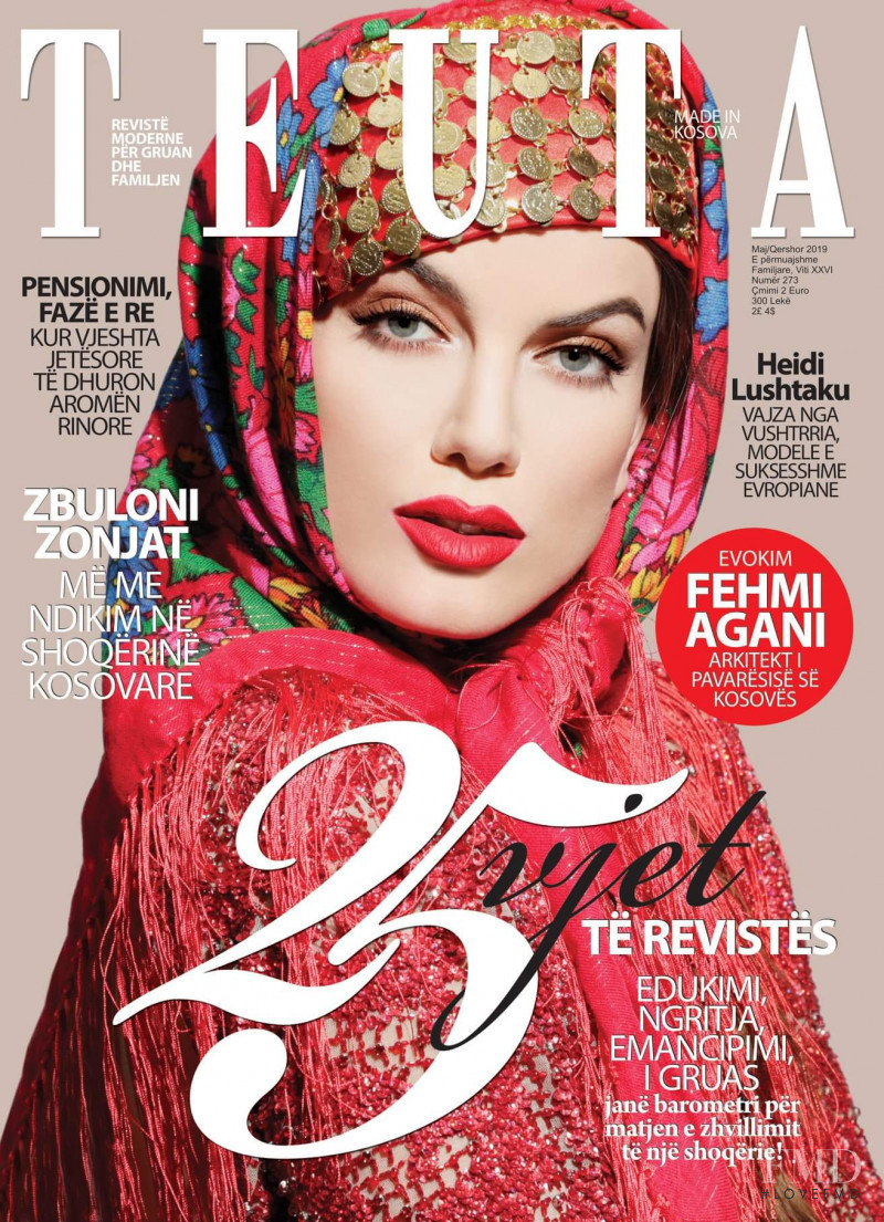Heidi Lushtaku featured on the Teuta cover from May 2019