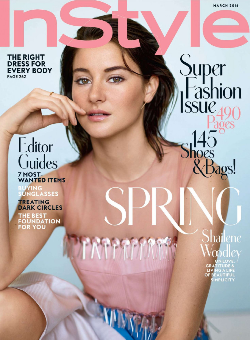  featured on the InStyle USA cover from March 2016