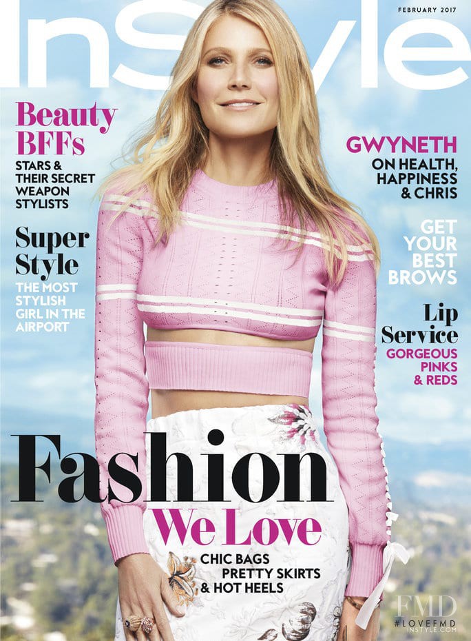 Gwyneth Paltrow featured on the InStyle USA cover from February 2017