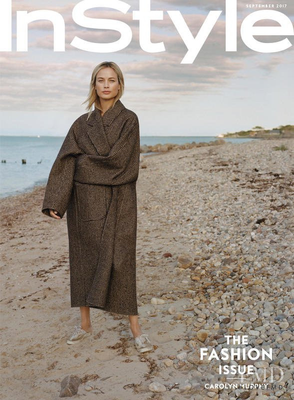 Carolyn Murphy featured on the InStyle USA cover from September 2017