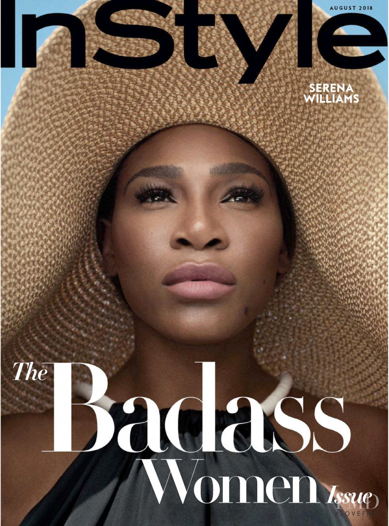 Sirena Williams featured on the InStyle USA cover from August 2018