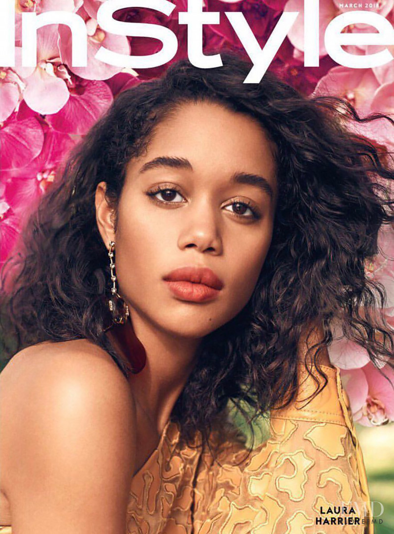 Laura Harrier
 featured on the InStyle USA cover from March 2018