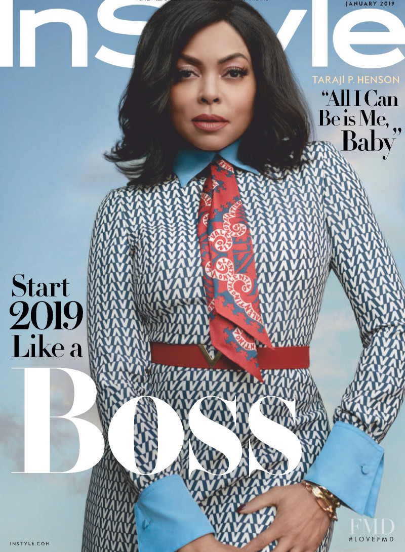 Taraji P. Henson featured on the InStyle USA cover from January 2019