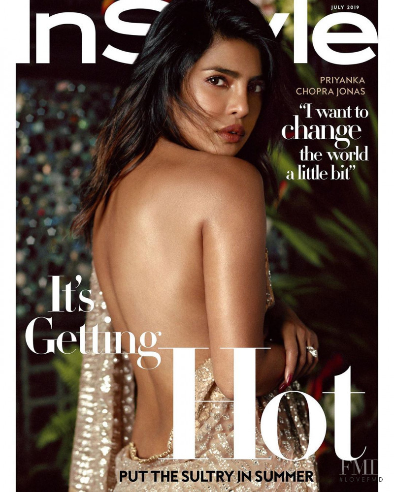 Priyanka Chopra featured on the InStyle USA cover from July 2019