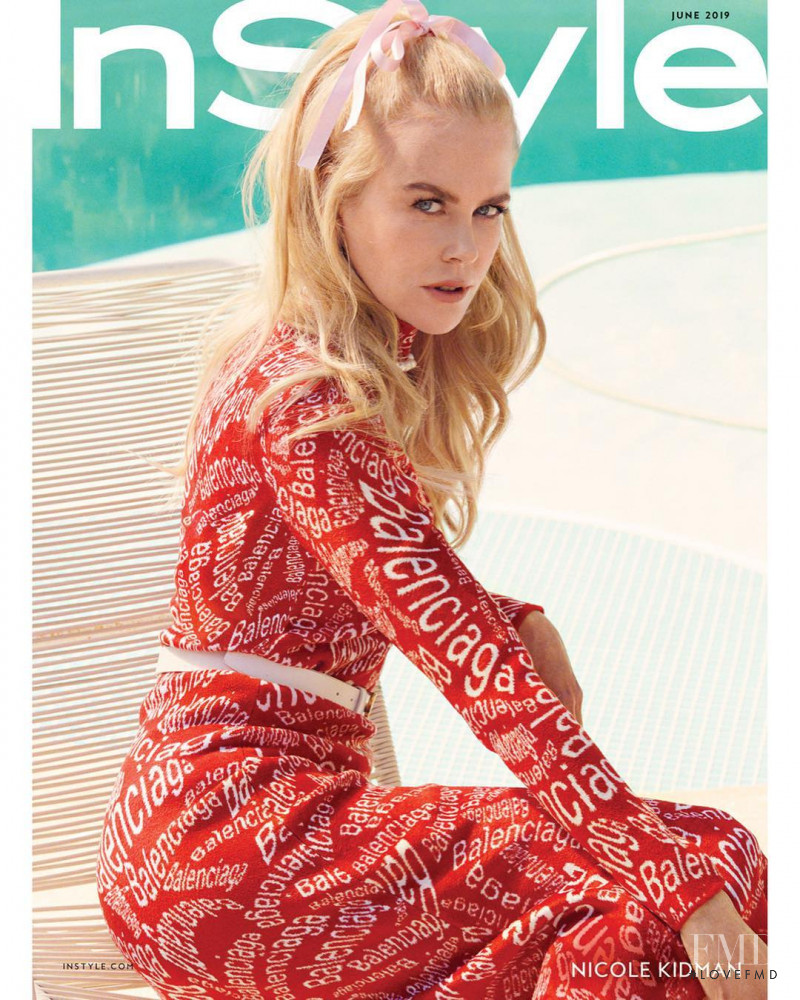 Nicole Kidman featured on the InStyle USA cover from June 2019