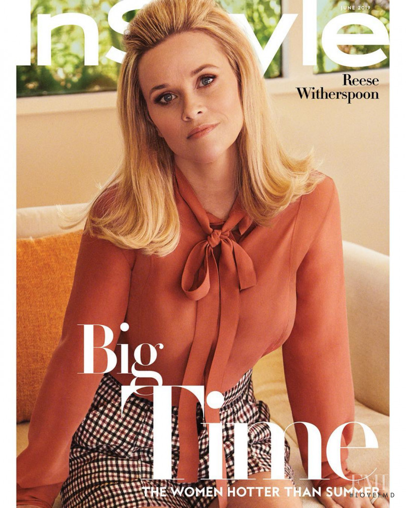 Reese Witherspoon featured on the InStyle USA cover from June 2019