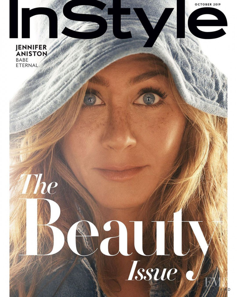 Jennifer Aniston featured on the InStyle USA cover from October 2019