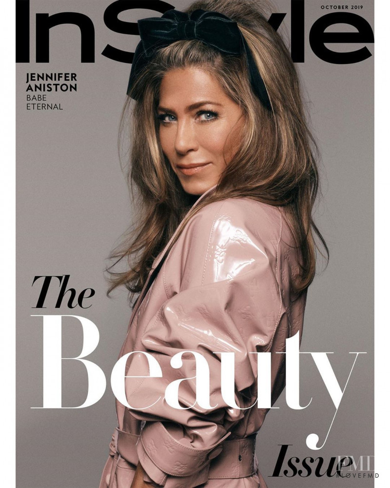 Jennifer Aniston featured on the InStyle USA cover from October 2019