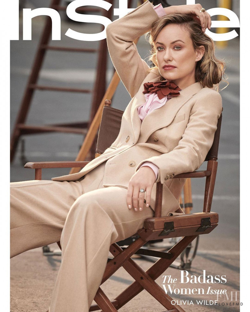 Olivia Wilde featured on the InStyle USA cover from February 2020