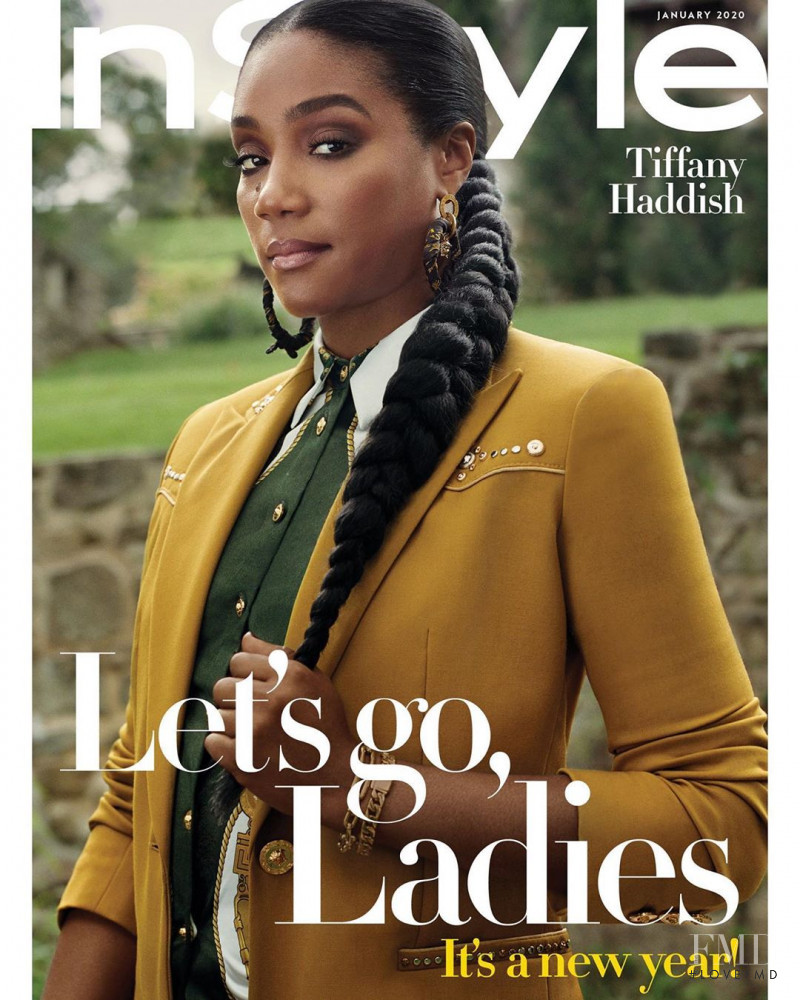 Tiffany Haddish  featured on the InStyle USA cover from January 2020
