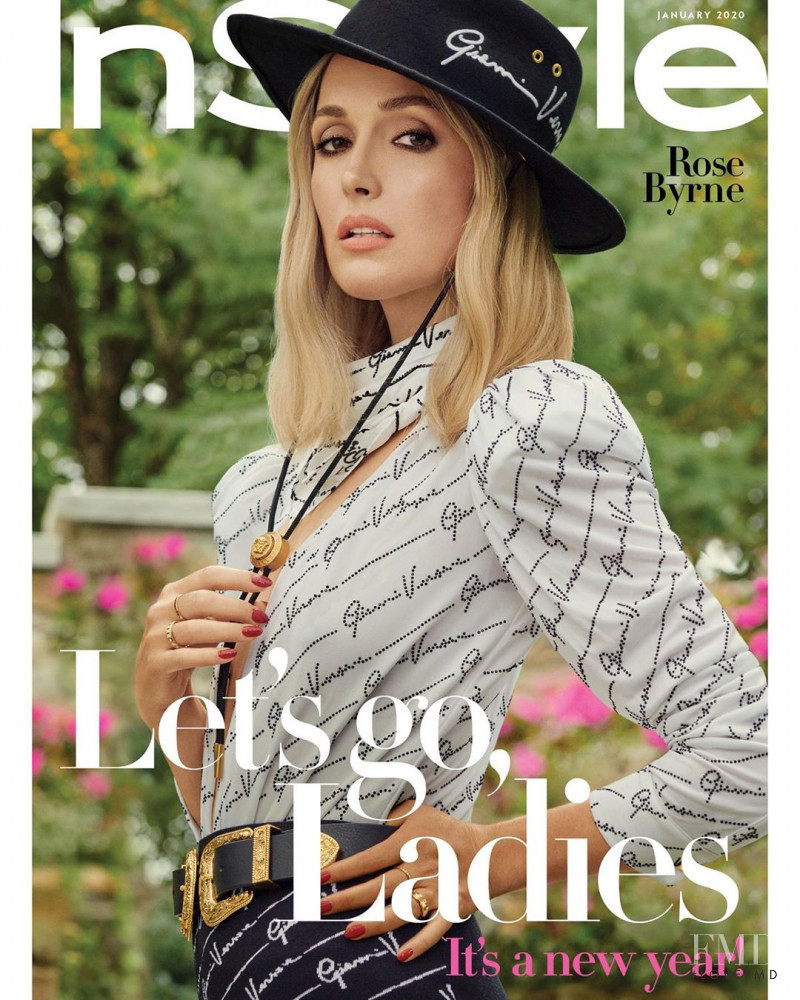 Rose Byrne  featured on the InStyle USA cover from January 2020