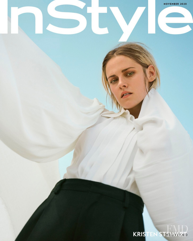 Kristen Stewart featured on the InStyle USA cover from November 2020