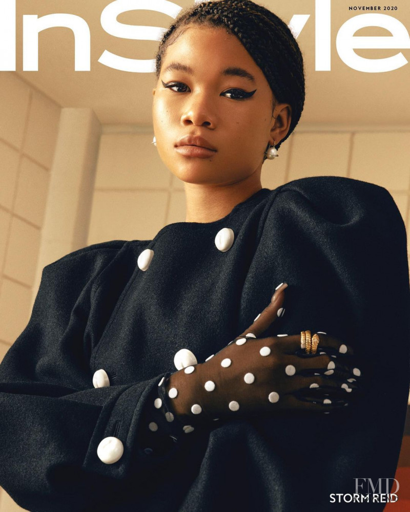 Storm Reid   featured on the InStyle USA cover from November 2020