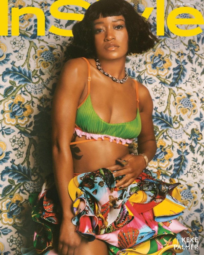 Keke Palmer featured on the InStyle USA cover from May 2021