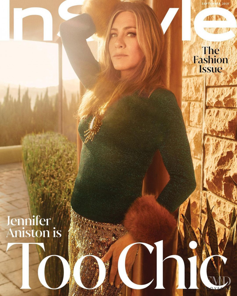 Jennifer Aniston featured on the InStyle USA cover from September 2021