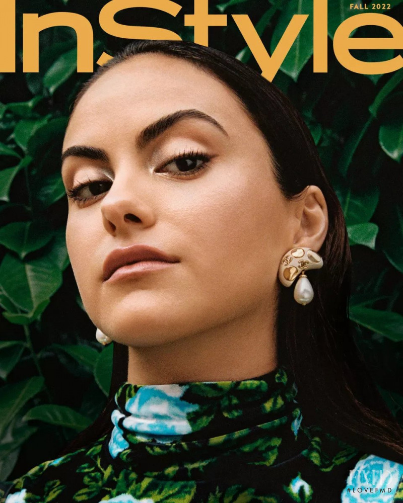 Camila Mendes featured on the InStyle USA cover from October 2022