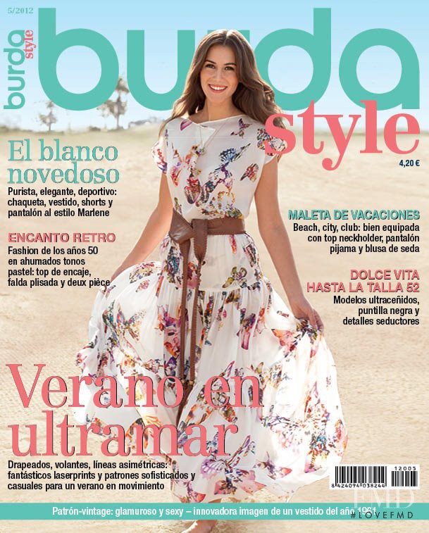  featured on the Burda Style Spain cover from May 2012