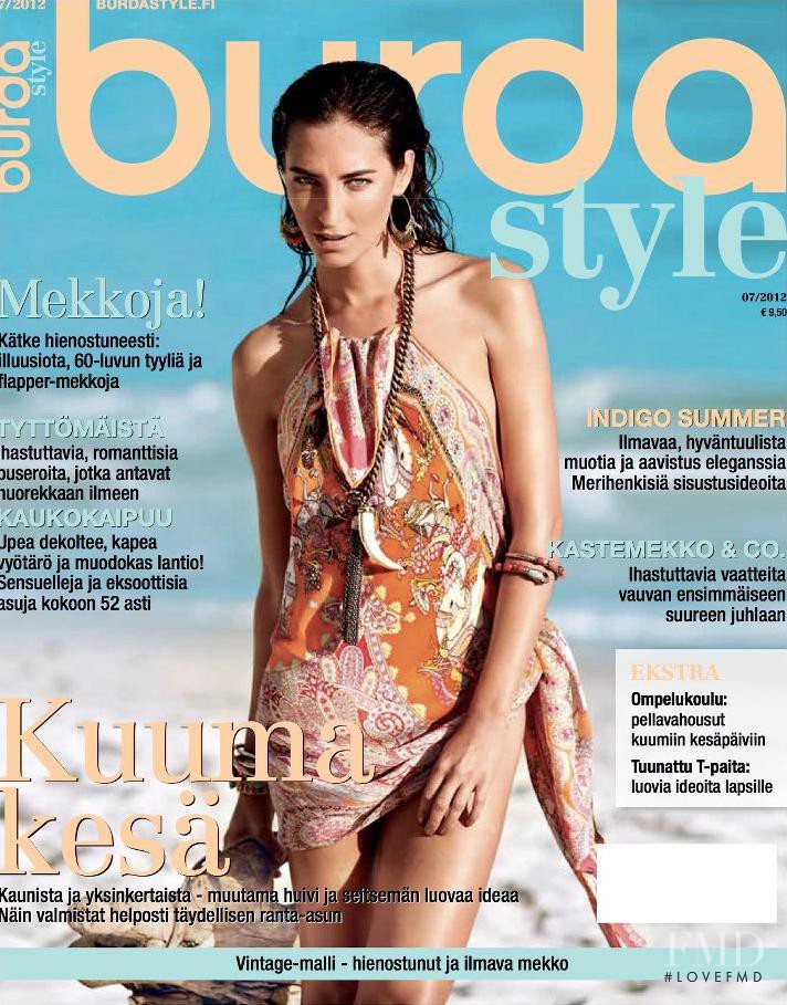  featured on the Burda Style Finland cover from July 2012