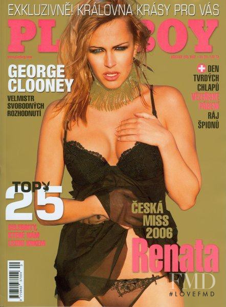 Renata Langmanova featured on the Playboy Czech Republic cover from March 2007