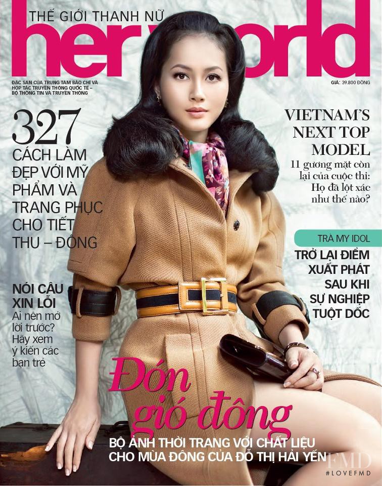  featured on the Her World Vietnam cover from November 2011