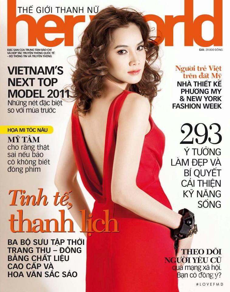  featured on the Her World Vietnam cover from October 2011