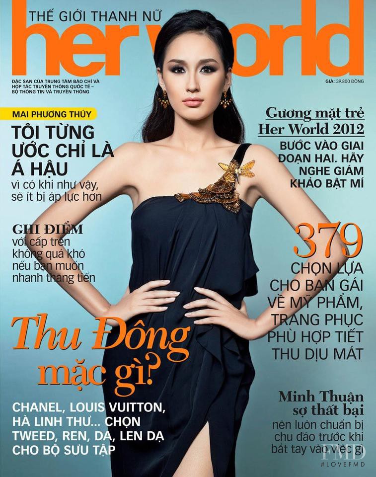  featured on the Her World Vietnam cover from September 2012