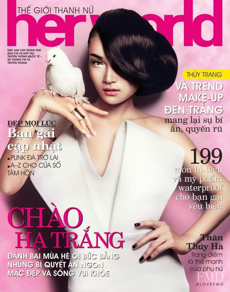  featured on the Her World Vietnam cover from June 2013