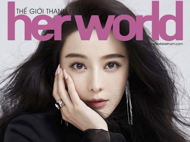 Fan Bing Bing featured on the Her World Vietnam cover from September 2020