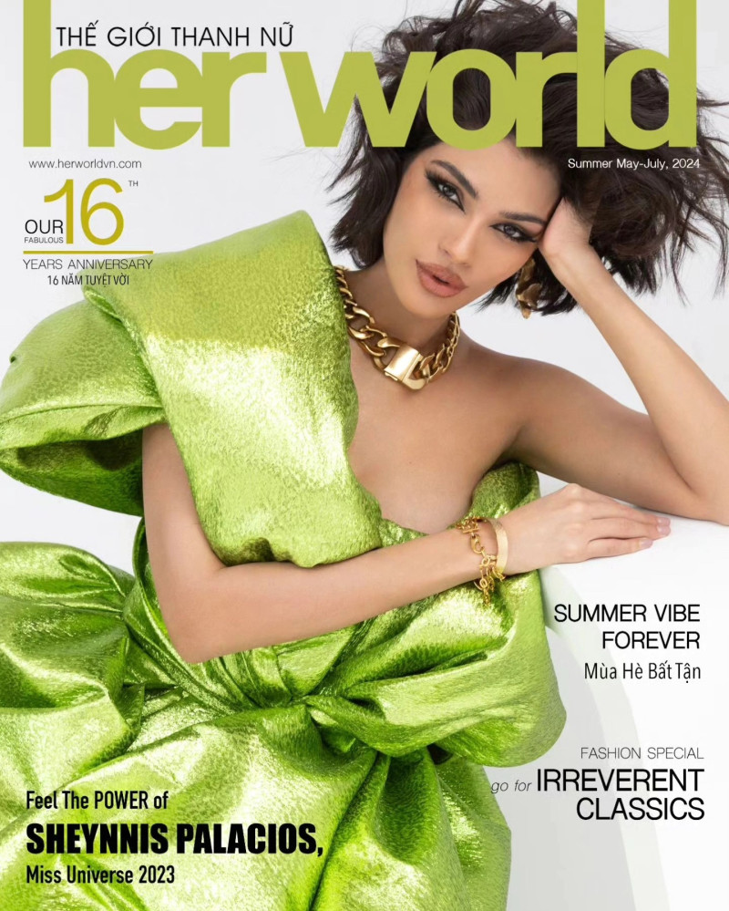 Sheynnis Palacios featured on the Her World Vietnam cover from May 2024