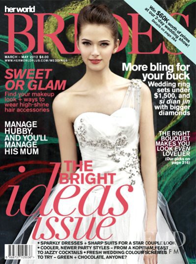  featured on the Her World Brides Singapore cover from March 2012