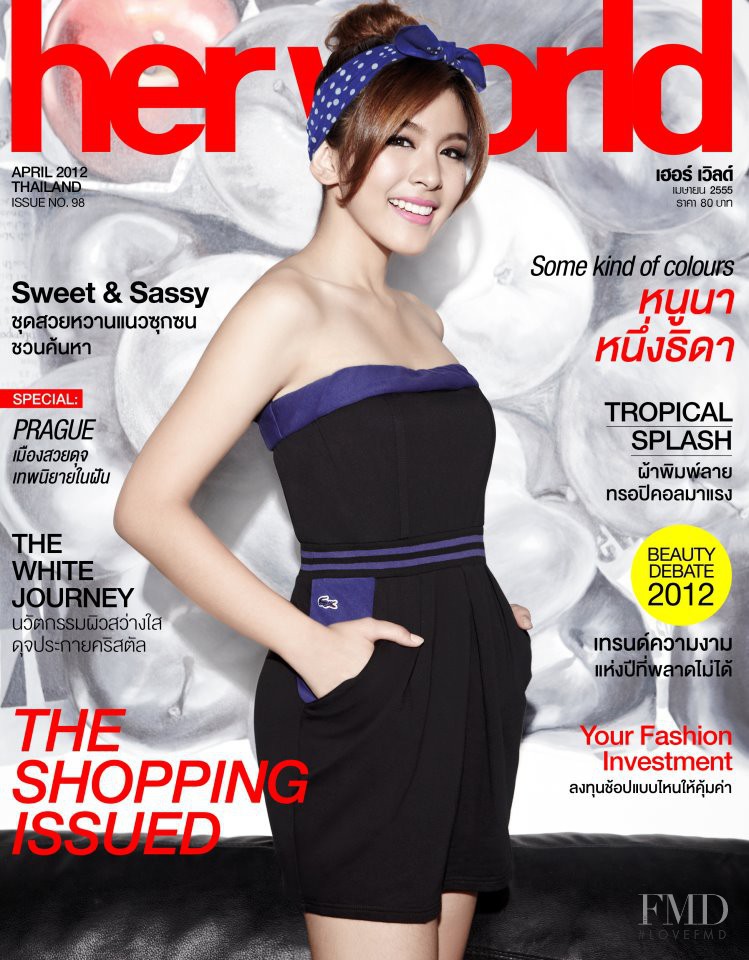  featured on the Her World Thailand cover from April 2012