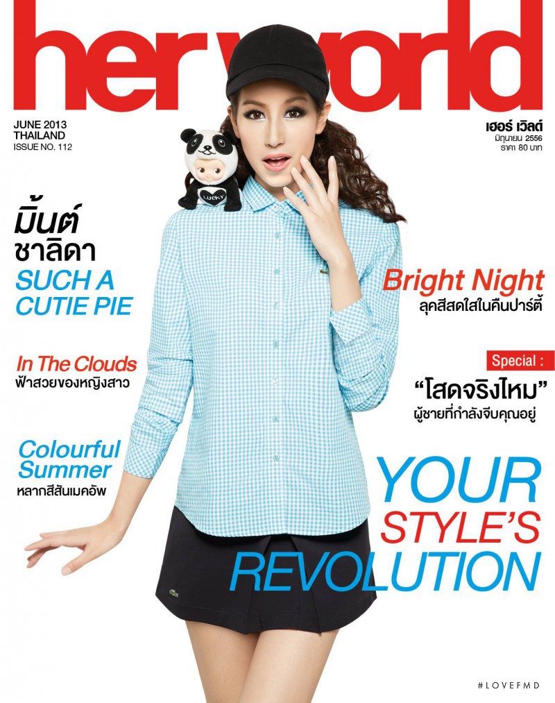  featured on the Her World Thailand cover from June 2013