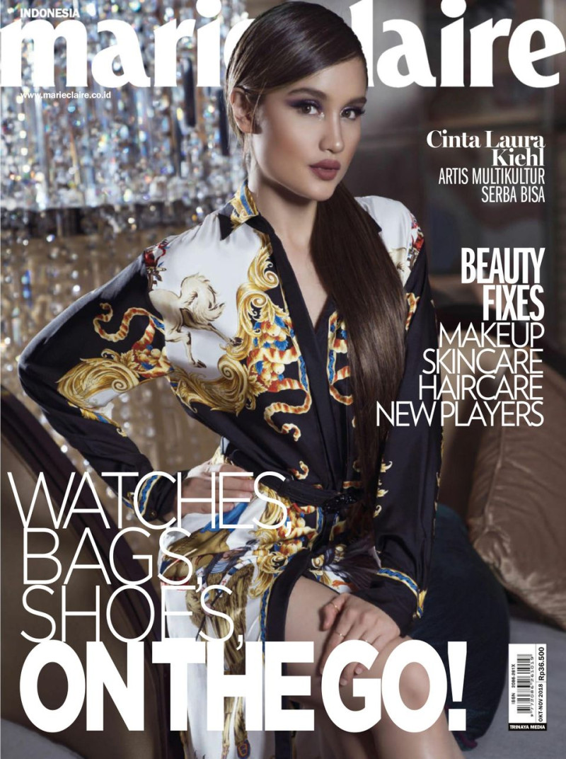  featured on the Marie Claire Indonesia cover from October 2018