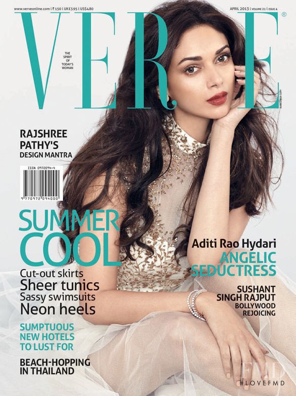 Aditi Rao featured on the Verve cover from April 2013