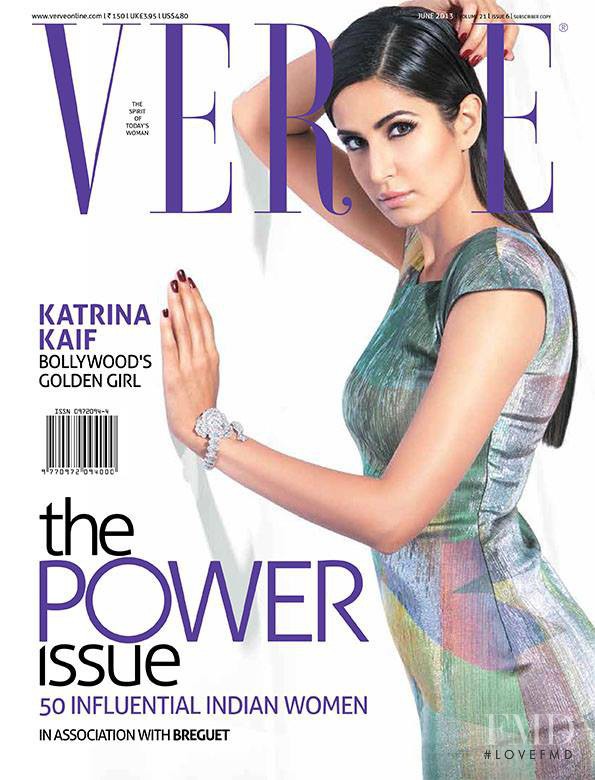 Katrina Kaif featured on the Verve cover from June 2013