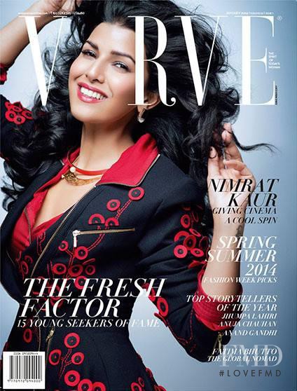 Nimrat Kaur featured on the Verve cover from January 2014